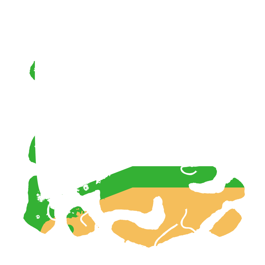 Biome Rust Map: Procedural Map, Size: 3500, Seed: 586478524