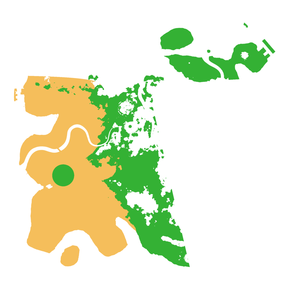 Biome Rust Map: Procedural Map, Size: 3550, Seed: 944702