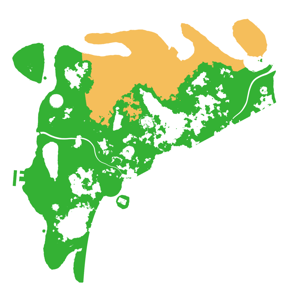 Biome Rust Map: Procedural Map, Size: 3875, Seed: 654345