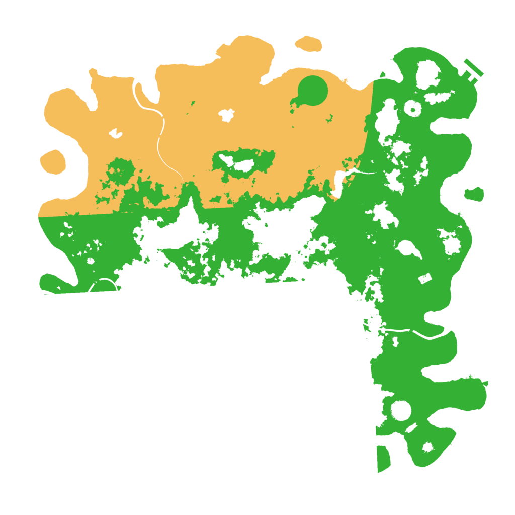 Biome Rust Map: Procedural Map, Size: 4500, Seed: 573484078
