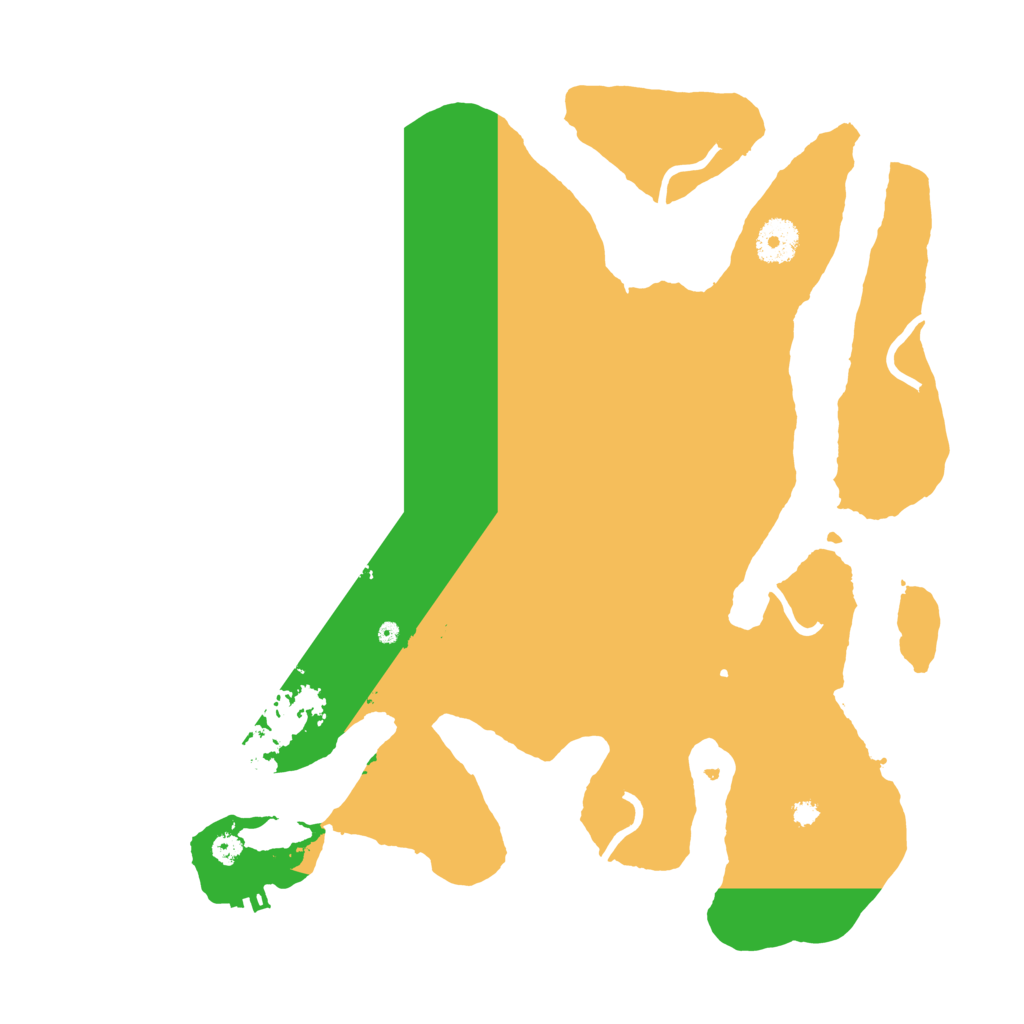 Biome Rust Map: Procedural Map, Size: 3550, Seed: 736724