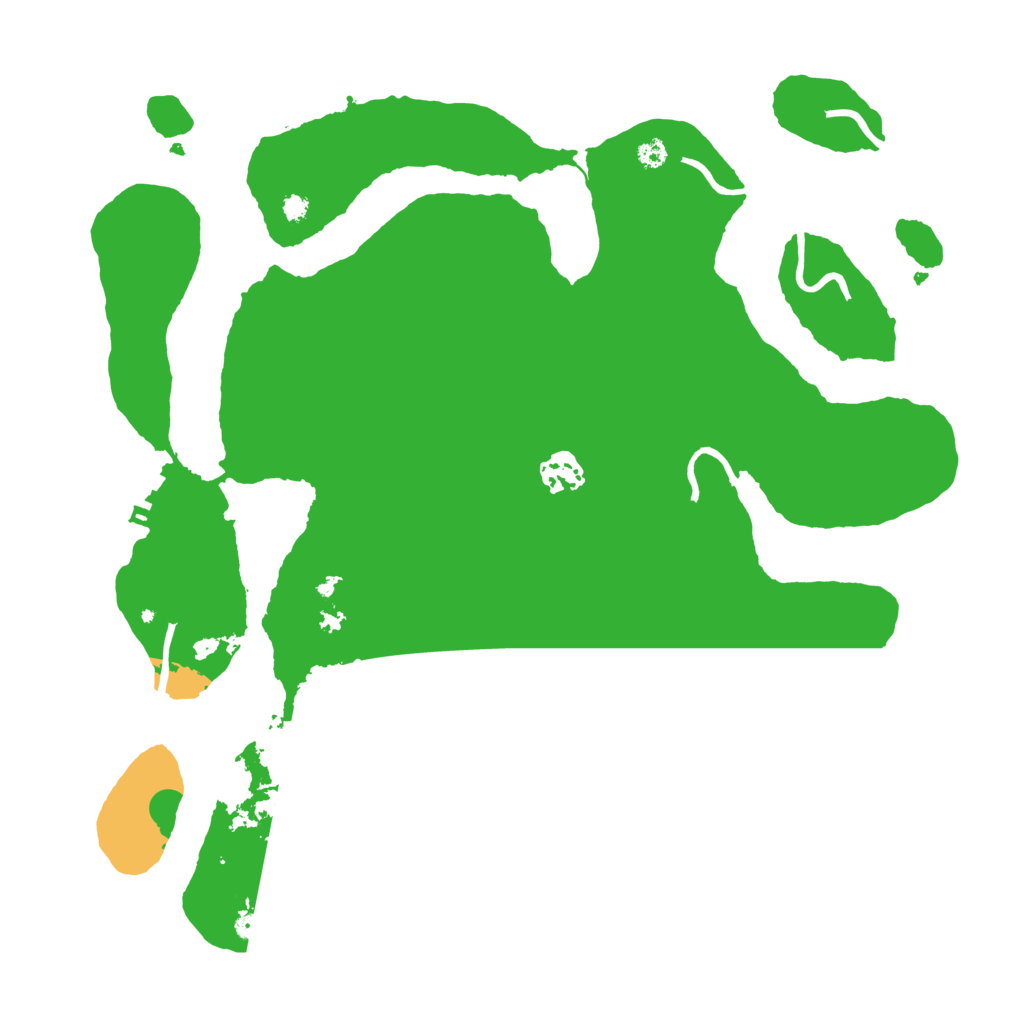 Biome Rust Map: Procedural Map, Size: 3550, Seed: 580759