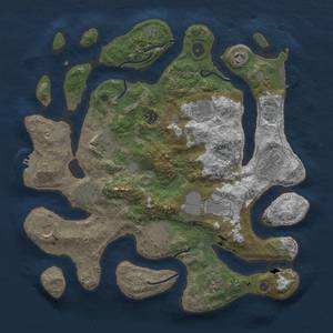 Thumbnail Rust Map: Procedural Map, Size: 3850, Seed: 812569654, 19 Monuments