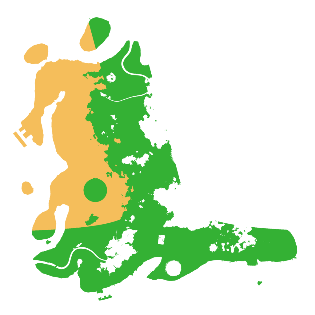 Biome Rust Map: Procedural Map, Size: 3550, Seed: 424414