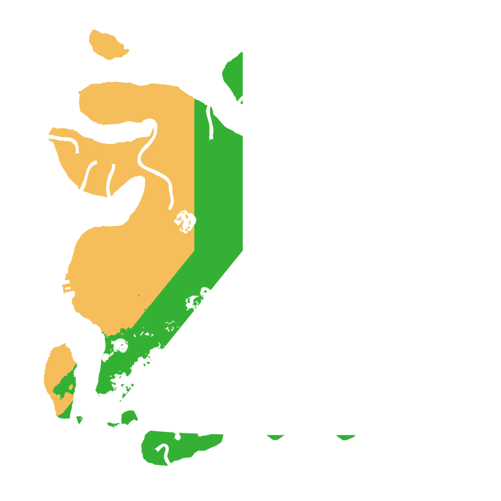 Biome Rust Map: Procedural Map, Size: 3550, Seed: 430392