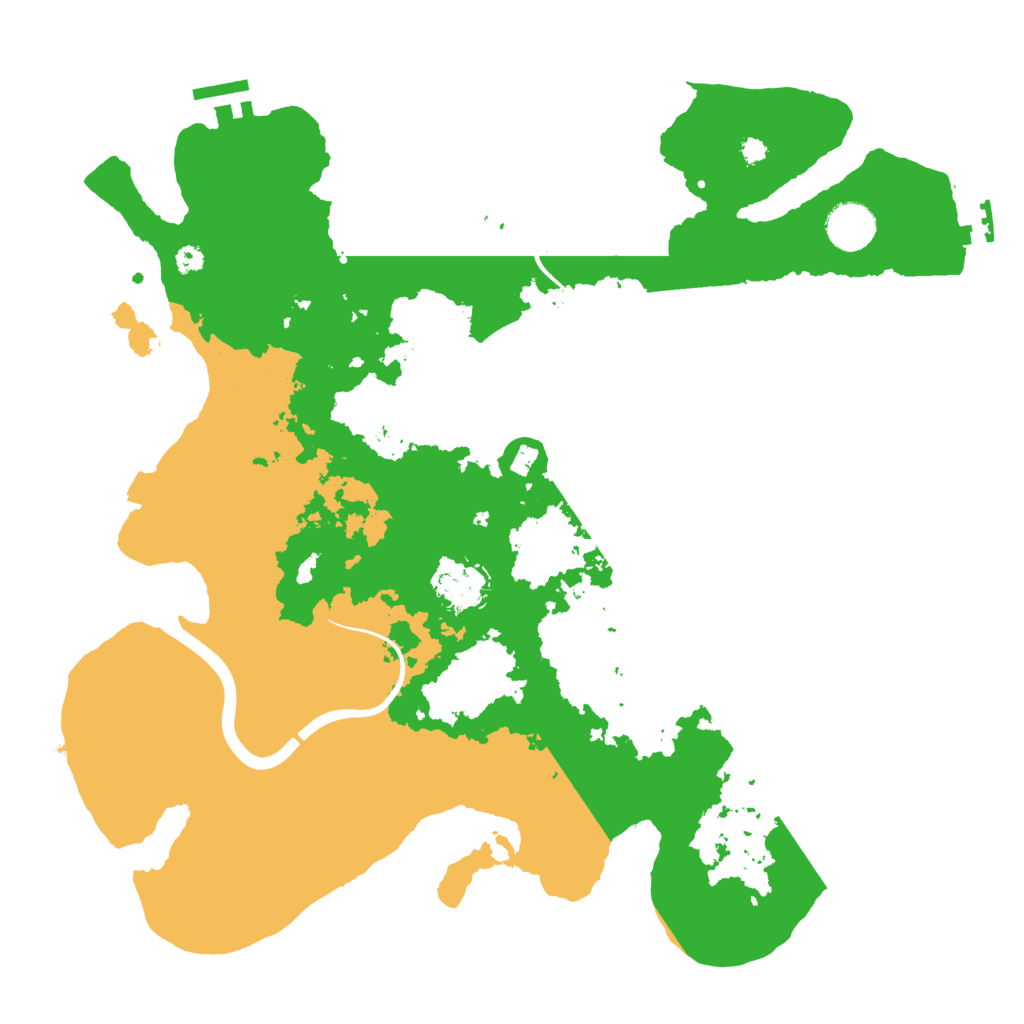Biome Rust Map: Procedural Map, Size: 3700, Seed: 259052610