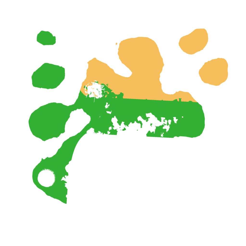 Biome Rust Map: Barren, Size: 2500, Seed: 415737