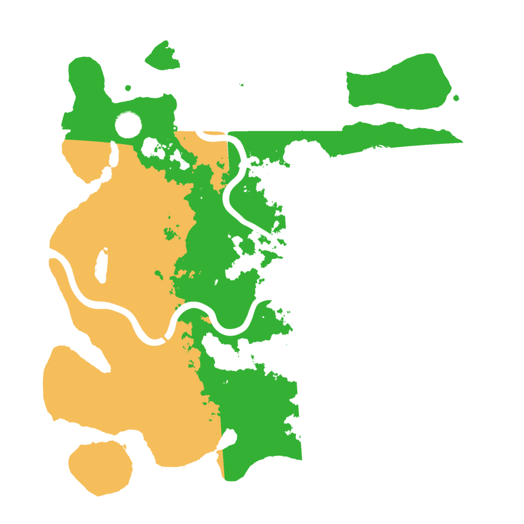 Biome Rust Map: Procedural Map, Size: 3550, Seed: 234586