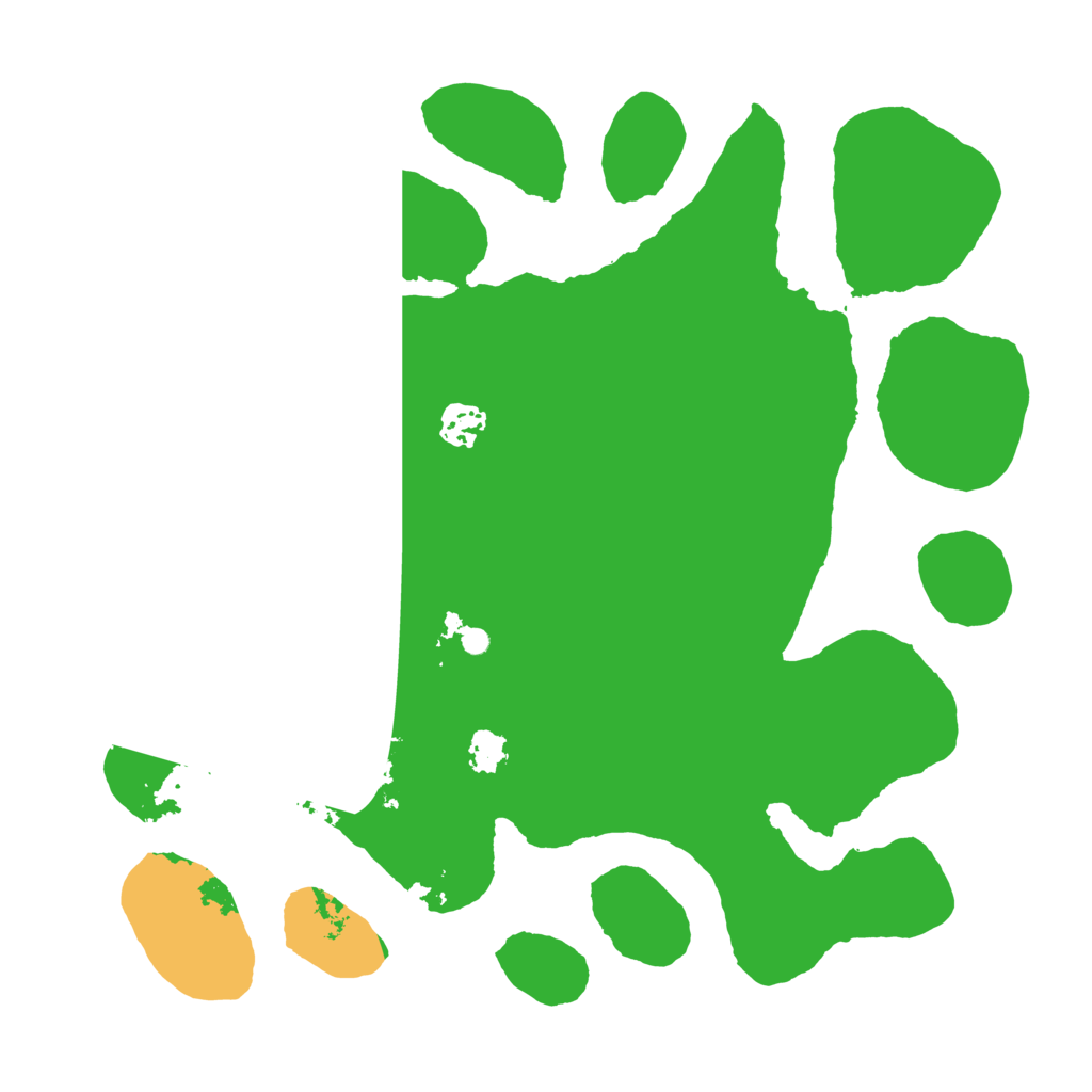 Biome Rust Map: Barren, Size: 3600, Seed: 976161949