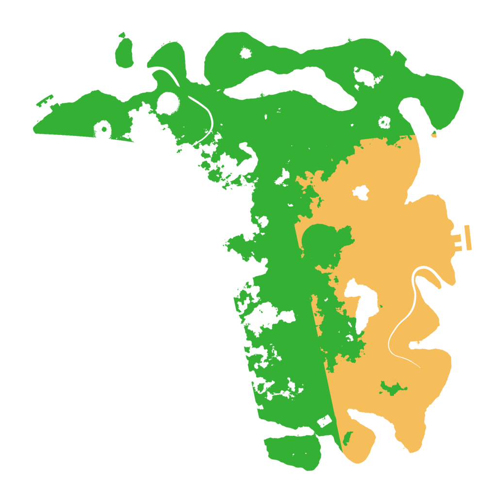 Biome Rust Map: Procedural Map, Size: 4000, Seed: 465974