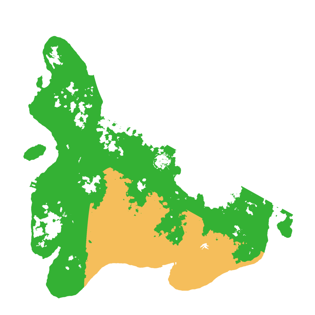 Biome Rust Map: Barren, Size: 3500, Seed: 39