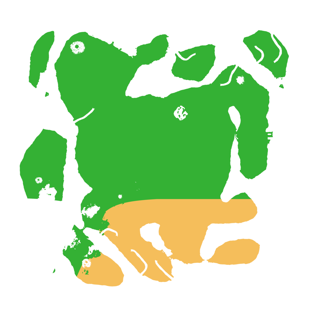 Biome Rust Map: Procedural Map, Size: 3500, Seed: 210366111