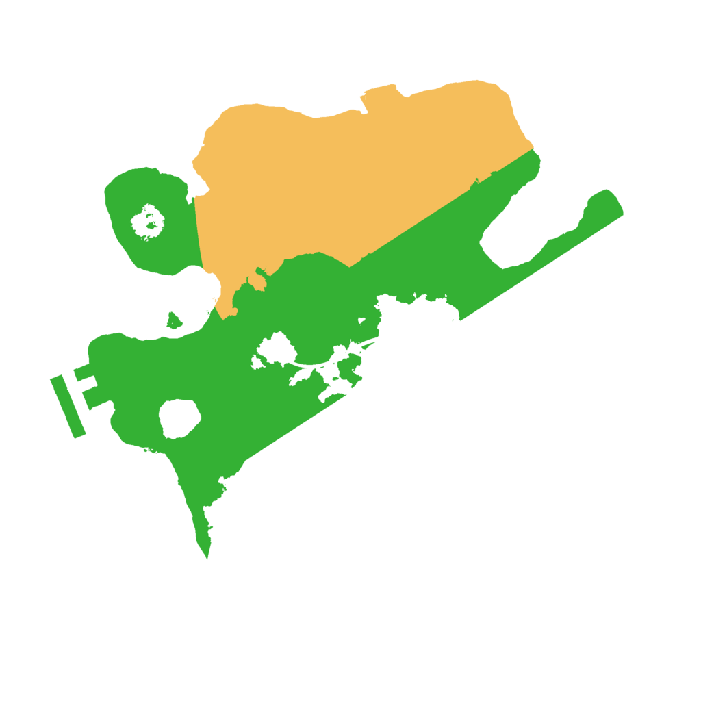 Biome Rust Map: Procedural Map, Size: 2200, Seed: 396942029