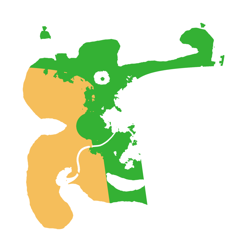 Biome Rust Map: Procedural Map, Size: 2500, Seed: 1647936224