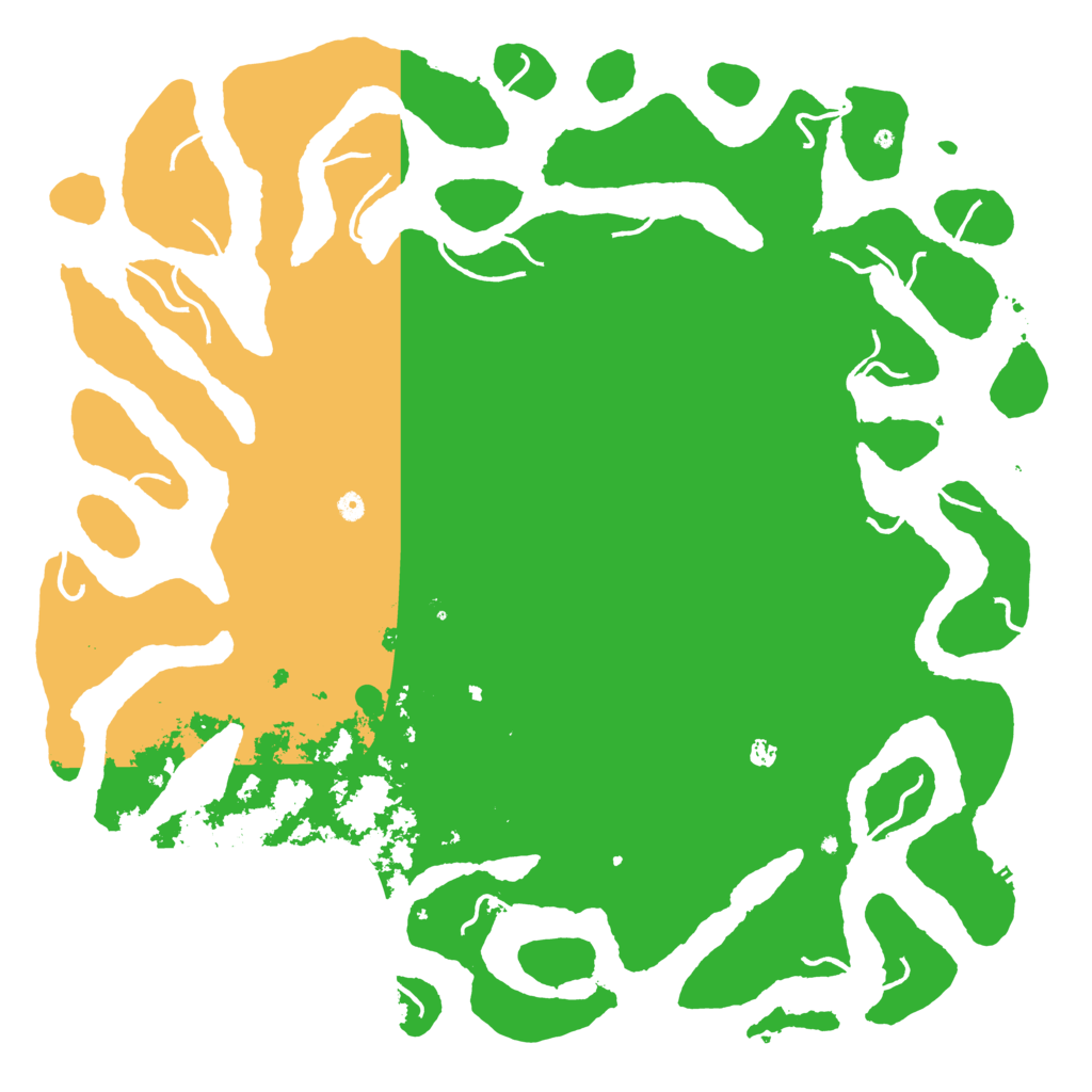 Biome Rust Map: Procedural Map, Size: 6000, Seed: 57385