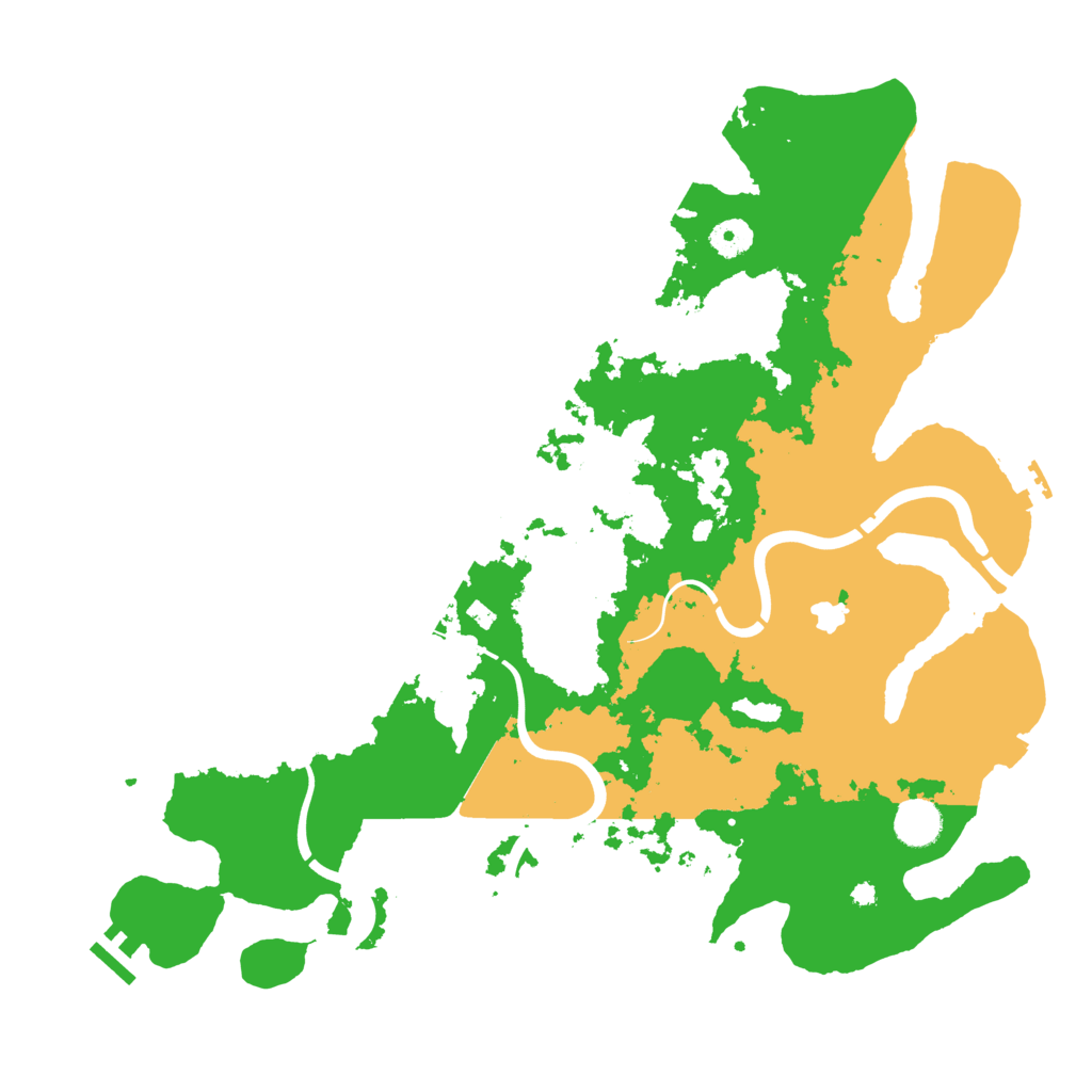 Biome Rust Map: Procedural Map, Size: 4100, Seed: 5687