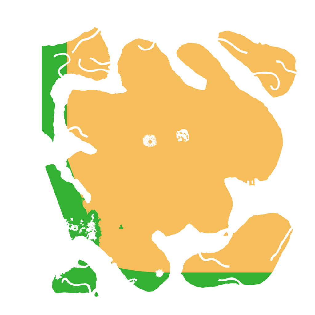 Biome Rust Map: Procedural Map, Size: 3550, Seed: 726767