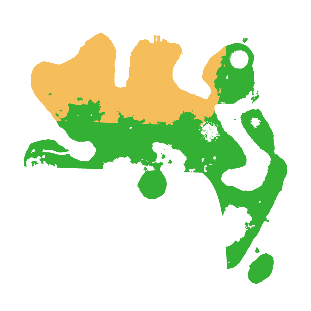 Biome Rust Map: Procedural Map, Size: 3000, Seed: 48125056