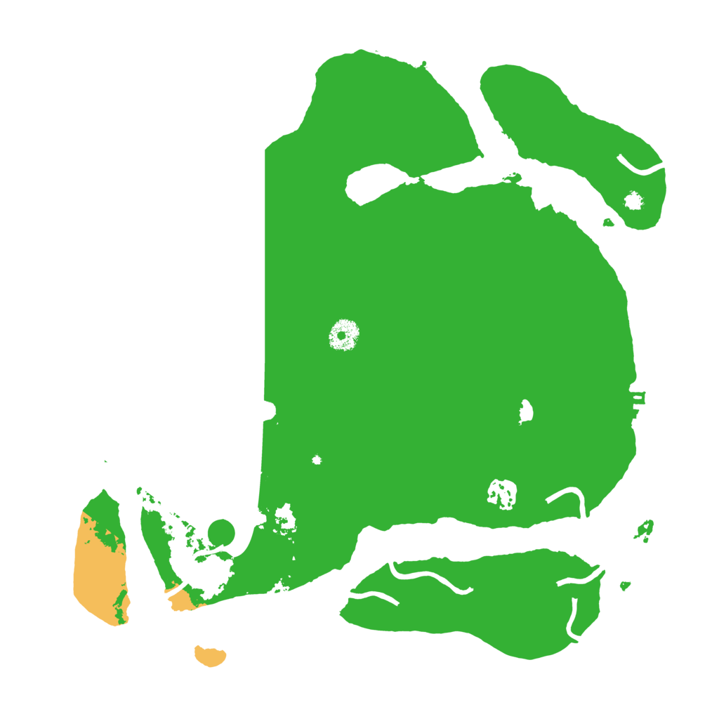 Biome Rust Map: Procedural Map, Size: 3500, Seed: 1428652787