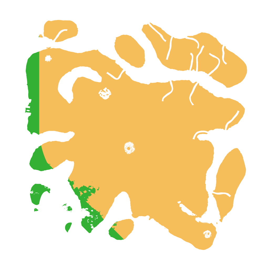 Biome Rust Map: Procedural Map, Size: 3550, Seed: 796807