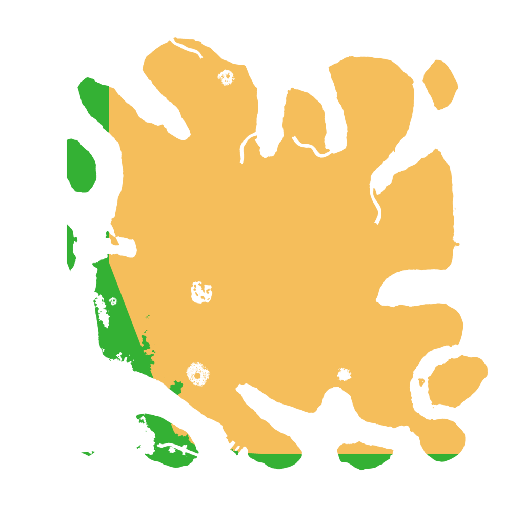 Biome Rust Map: Procedural Map, Size: 3500, Seed: 1517012632