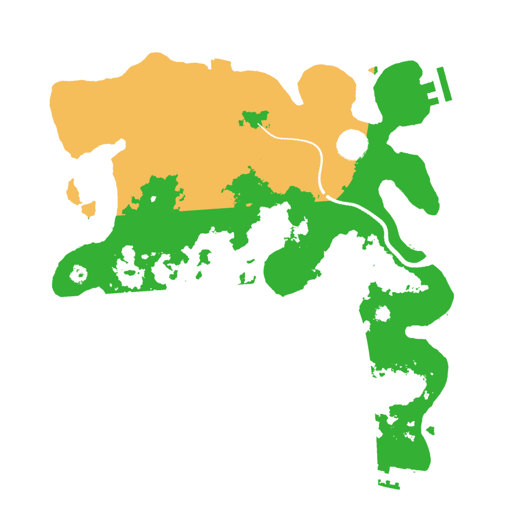 Biome Rust Map: Procedural Map, Size: 3000, Seed: 534787