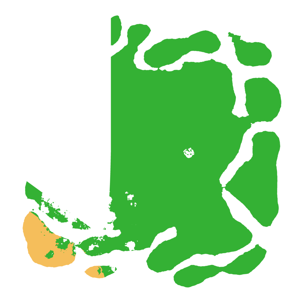 Biome Rust Map: Barren, Size: 4500, Seed: 1217435836