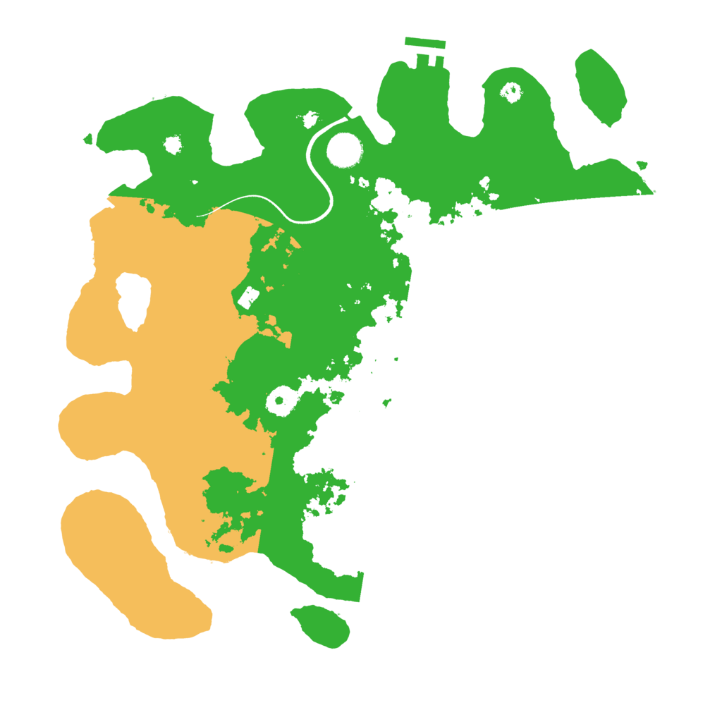 Biome Rust Map: Procedural Map, Size: 3600, Seed: 113