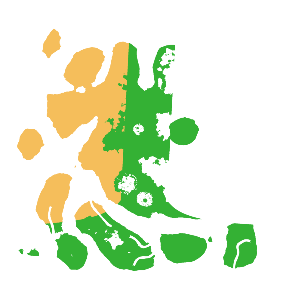 Biome Rust Map: Procedural Map, Size: 3000, Seed: 56248645