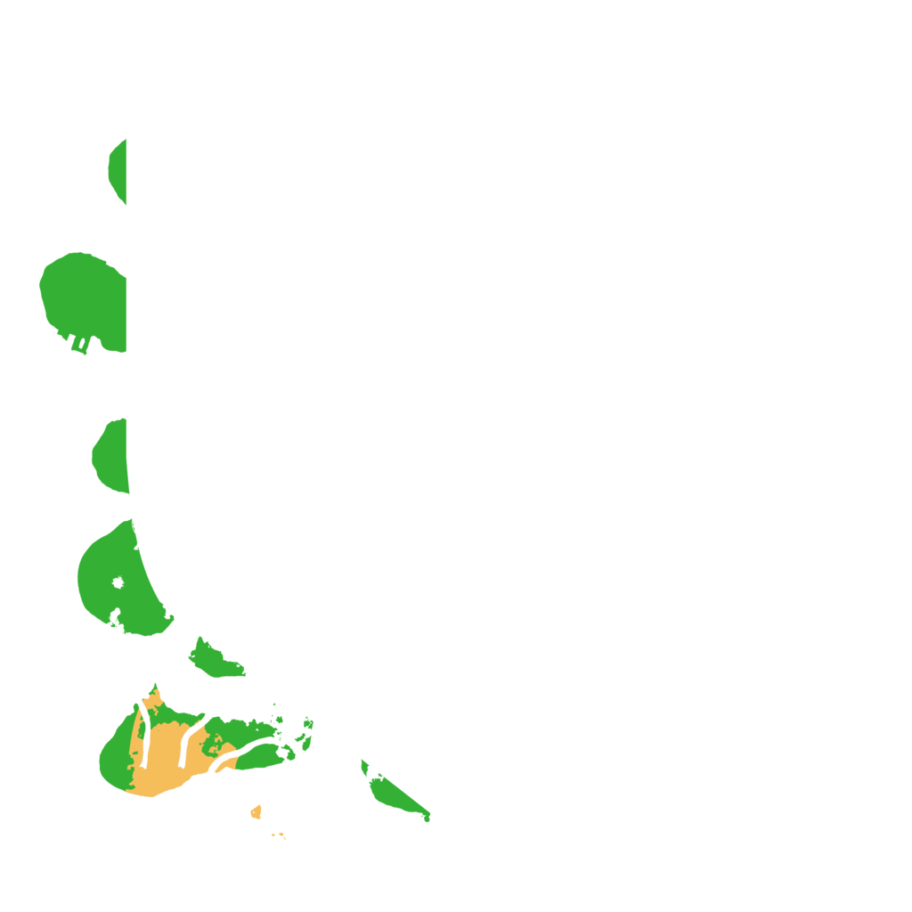 Biome Rust Map: Procedural Map, Size: 3550, Seed: 999204