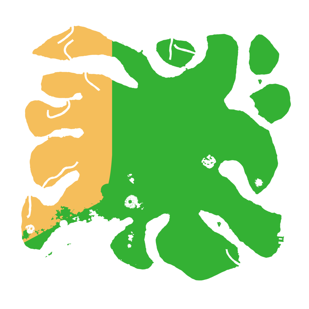 Biome Rust Map: Procedural Map, Size: 3550, Seed: 161623