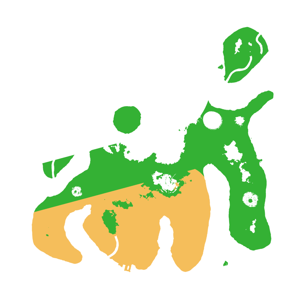 Biome Rust Map: Procedural Map, Size: 3000, Seed: 376719892