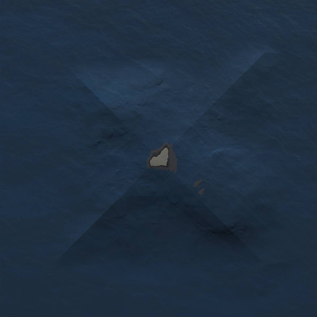 Rust Map: Procedural Map, Size: 1100, Seed: 967264, 3 Monuments