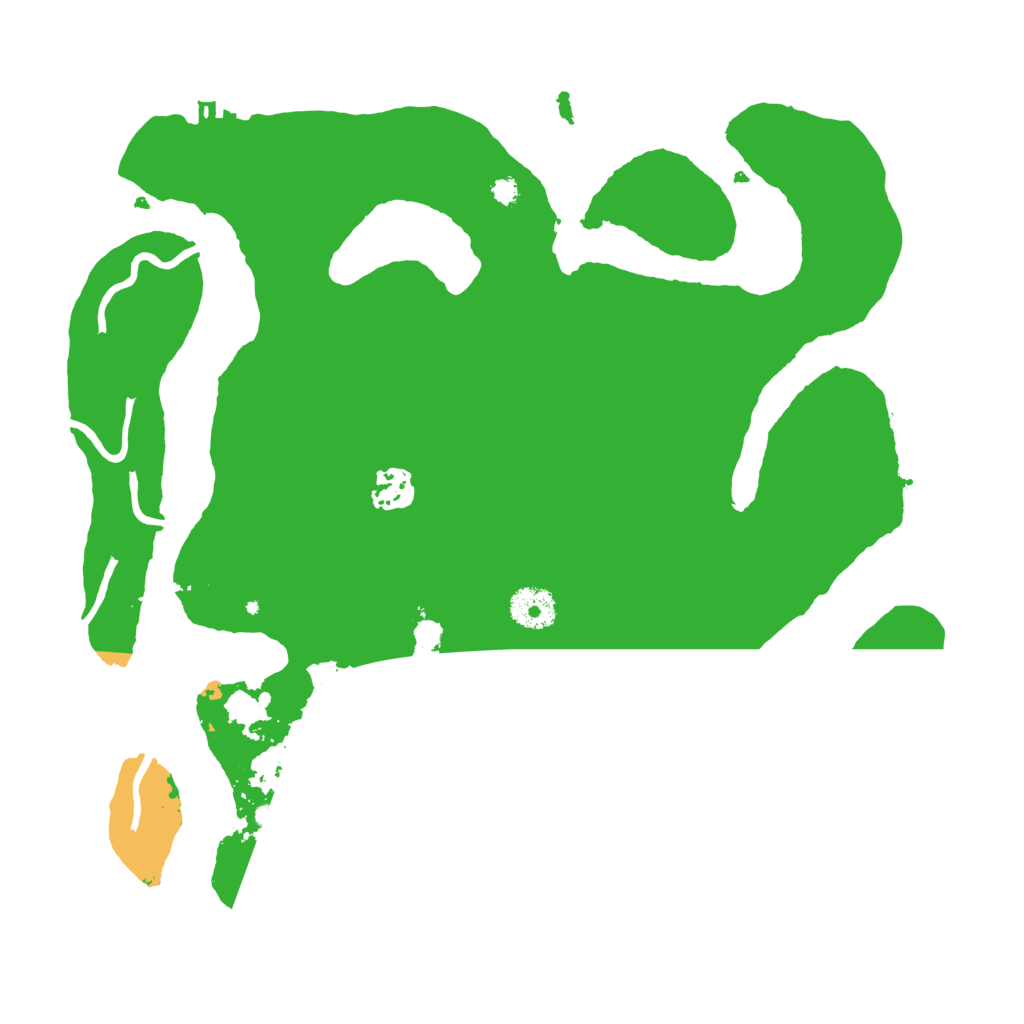 Biome Rust Map: Procedural Map, Size: 3500, Seed: 1955420928