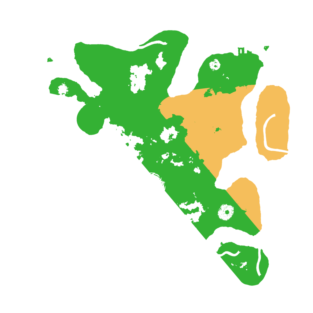 Biome Rust Map: Procedural Map, Size: 3000, Seed: 39848