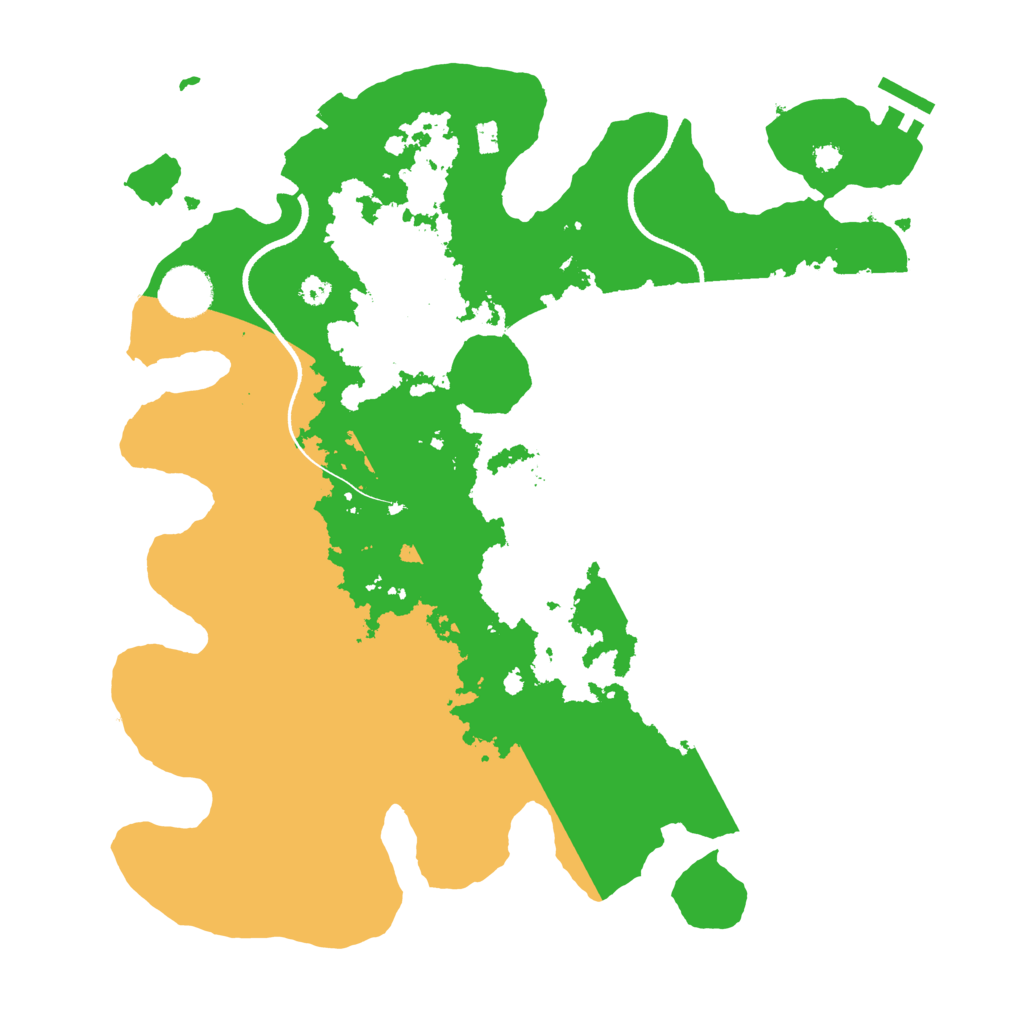 Biome Rust Map: Procedural Map, Size: 3500, Seed: 111580854
