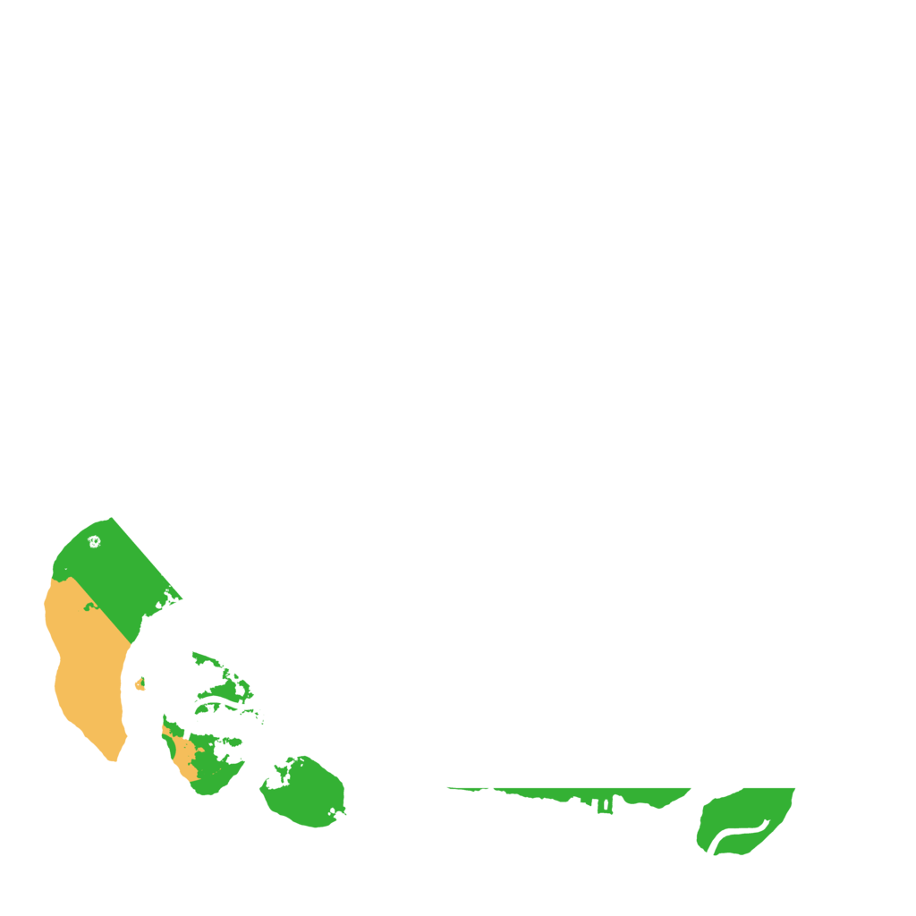 Biome Rust Map: Procedural Map, Size: 3700, Seed: 48398224