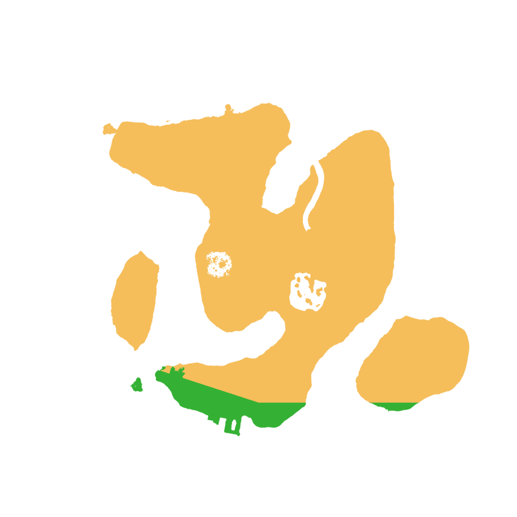 Biome Rust Map: Procedural Map, Size: 2000, Seed: 967264