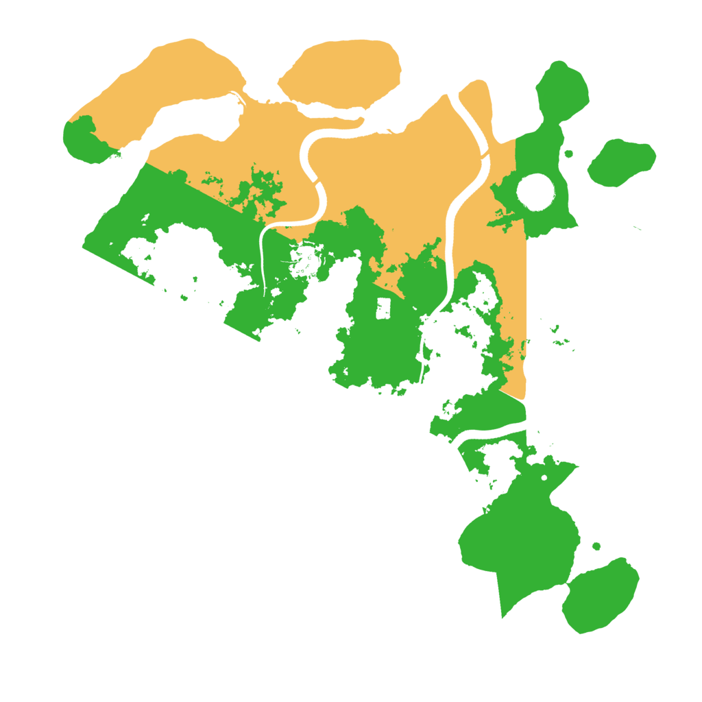 Biome Rust Map: Procedural Map, Size: 3500, Seed: 865345