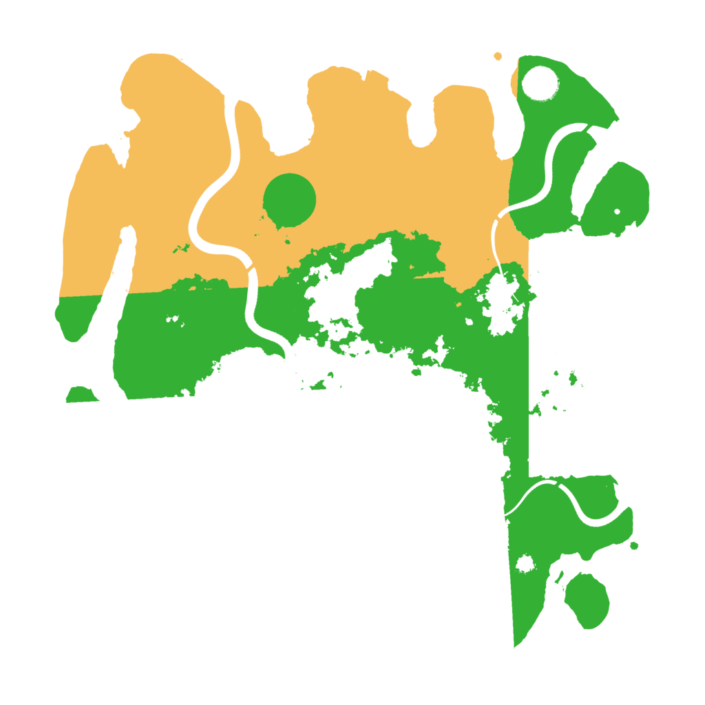 Biome Rust Map: Procedural Map, Size: 3550, Seed: 41686