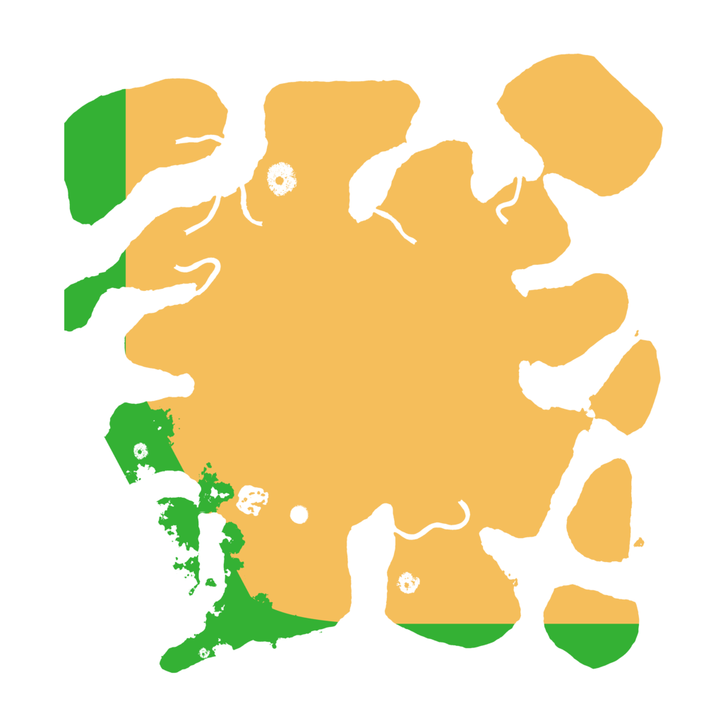 Biome Rust Map: Procedural Map, Size: 3550, Seed: 103219