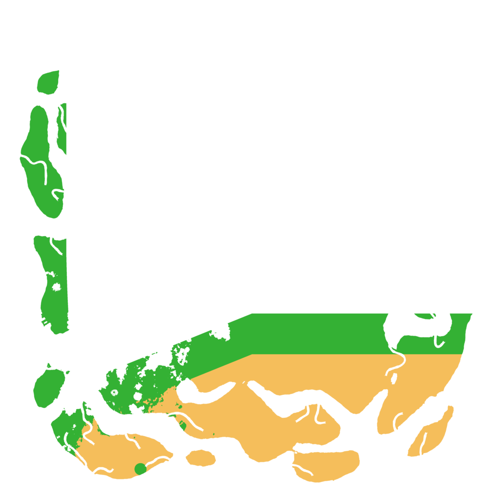 Biome Rust Map: Procedural Map, Size: 5555, Seed: 5