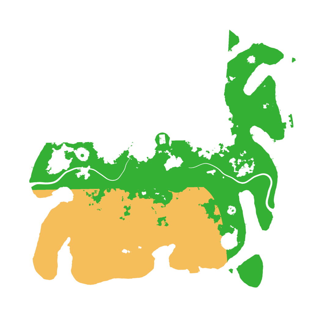 Biome Rust Map: Procedural Map, Size: 3550, Seed: 316719