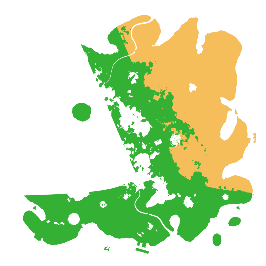 Biome Rust Map: Procedural Map, Size: 4000, Seed: 673398