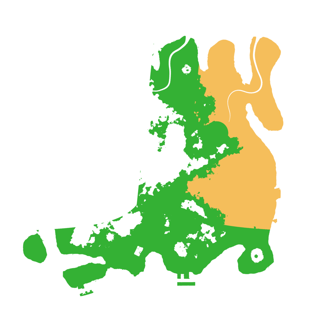 Biome Rust Map: Procedural Map, Size: 3550, Seed: 938736