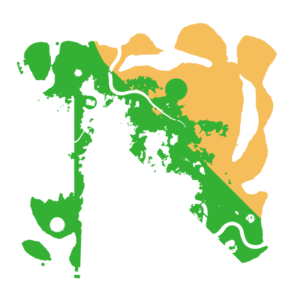 Biome Rust Map: Procedural Map, Size: 3550, Seed: 504416