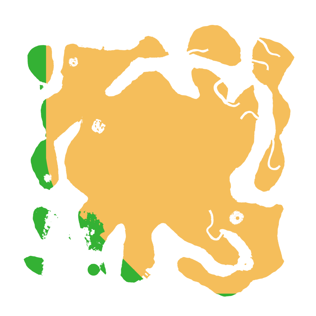 Biome Rust Map: Procedural Map, Size: 3550, Seed: 504416