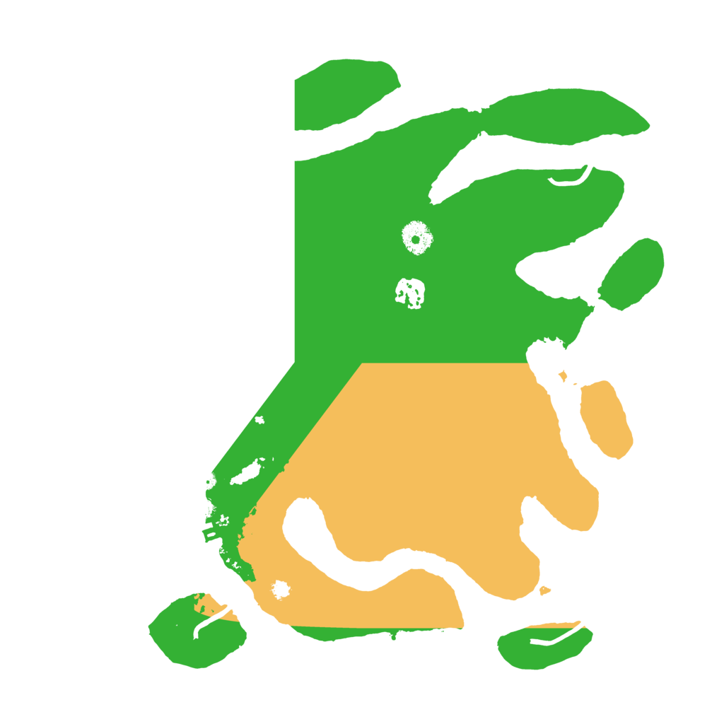 Biome Rust Map: Procedural Map, Size: 3500, Seed: 907068889