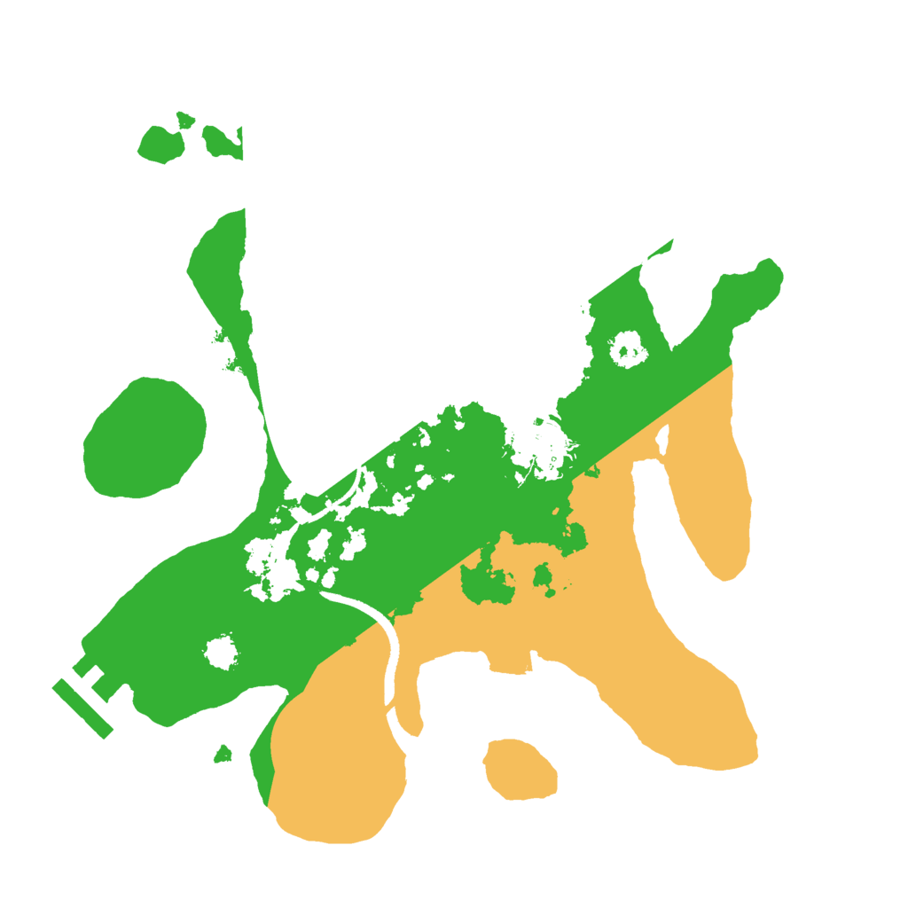 Biome Rust Map: Procedural Map, Size: 2500, Seed: 6770