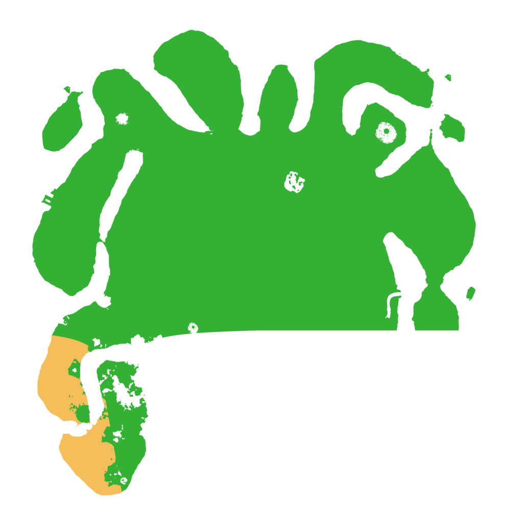 Biome Rust Map: Procedural Map, Size: 3850, Seed: 953592498